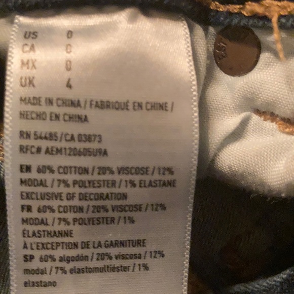 American Eagle Short-Shorts Size 0 like NEW! - Picture 4 of 4